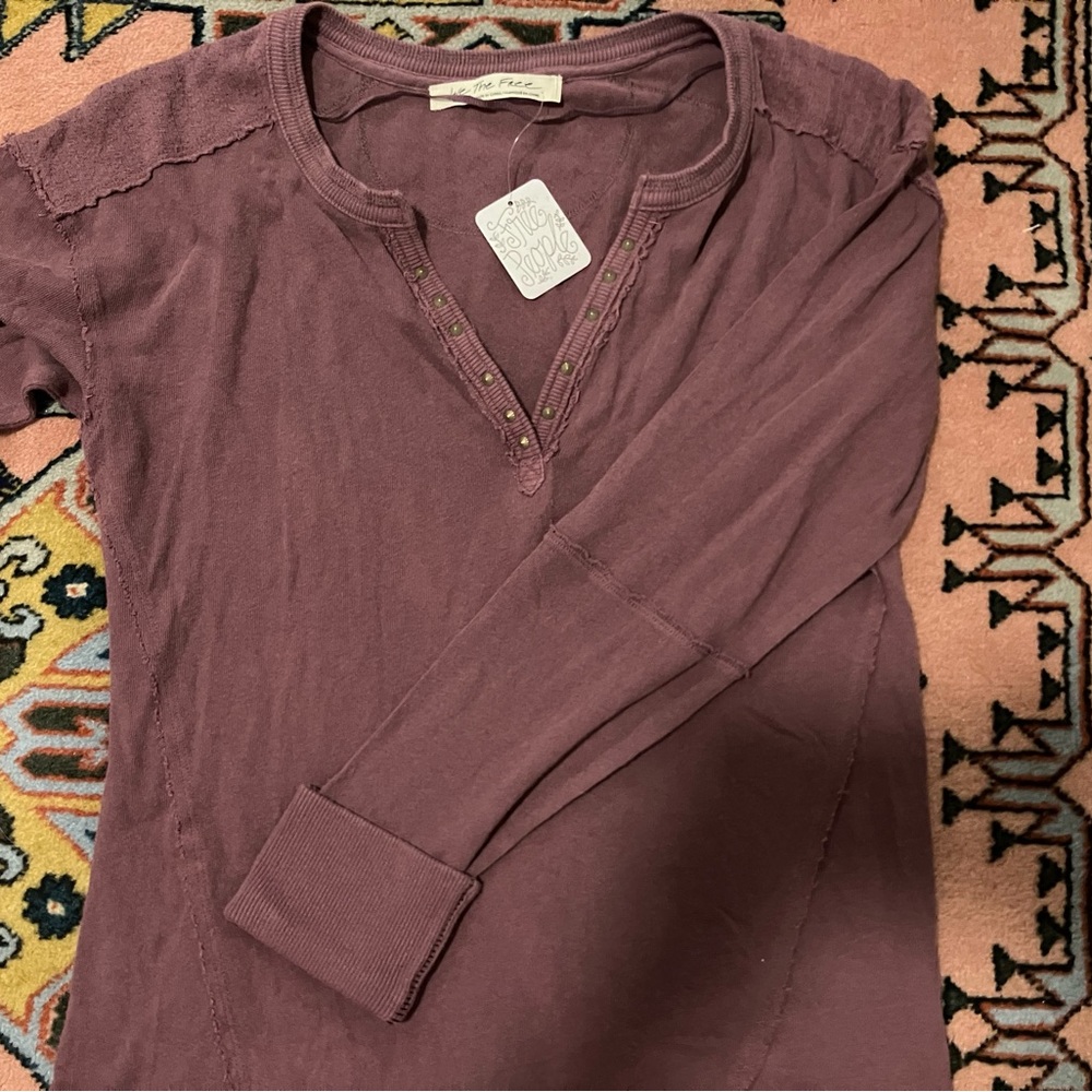 NWT We The Free Studded Long Sleeve Tee (Available in 3 Colors)
